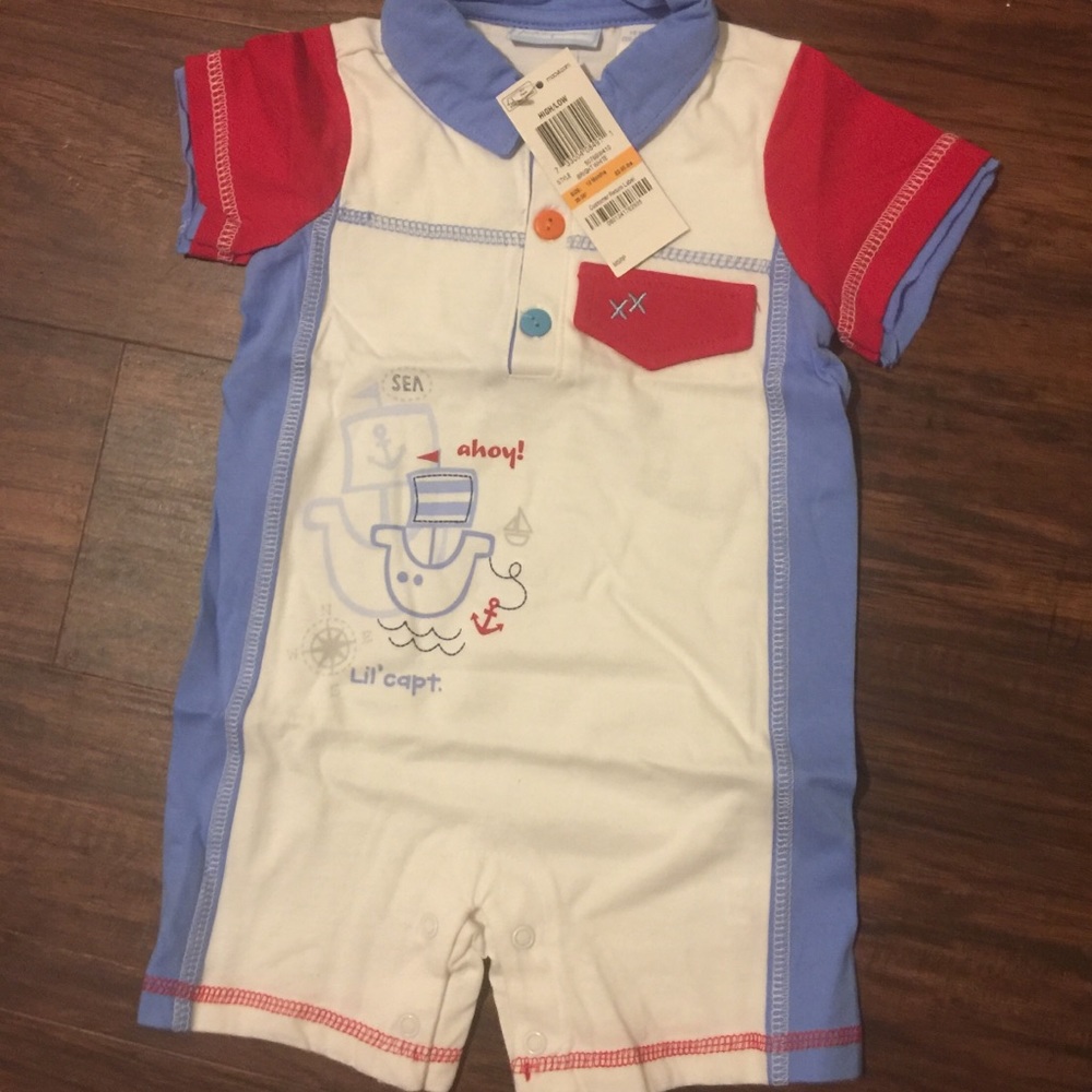 NWT First impressions Baby Boy Romper - Picture 1 of 2